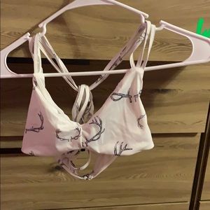 deer antler bathing suit top